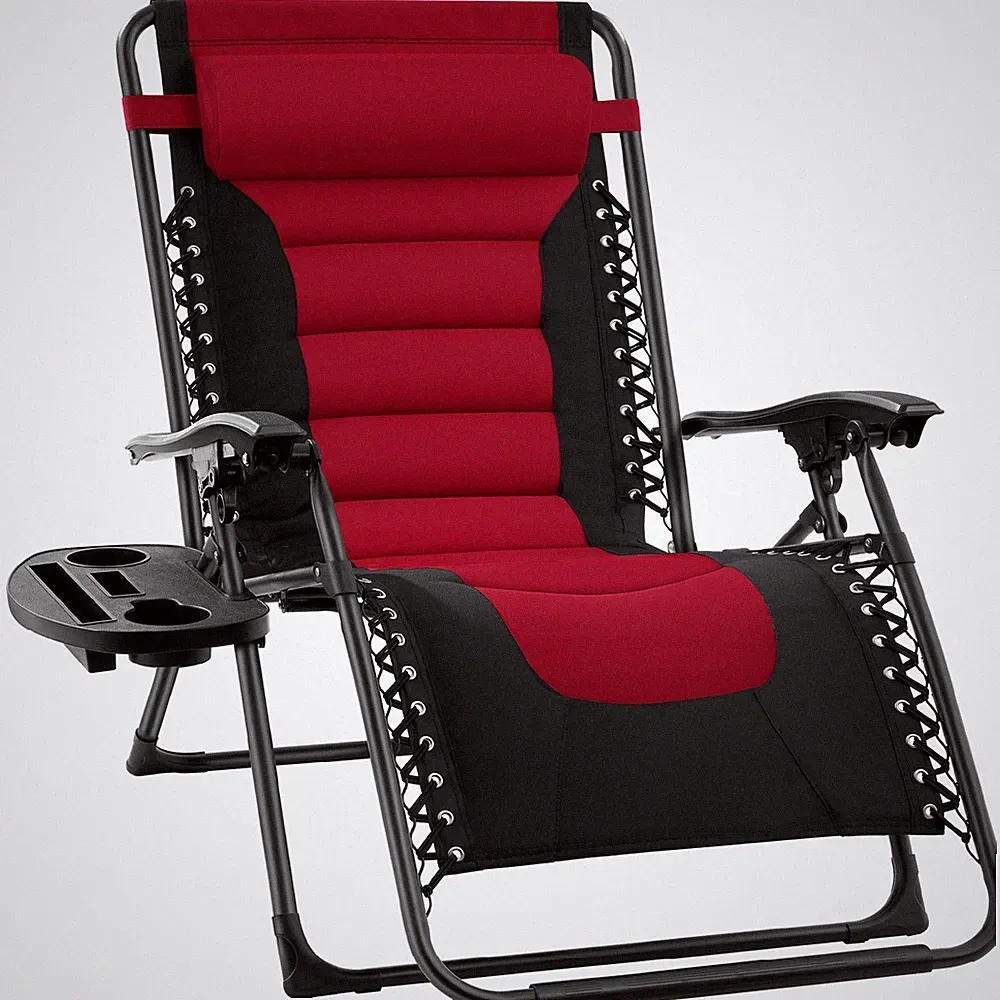 Best Choice Products Oversized Padded Zero Gravity Chair Folding Recliner