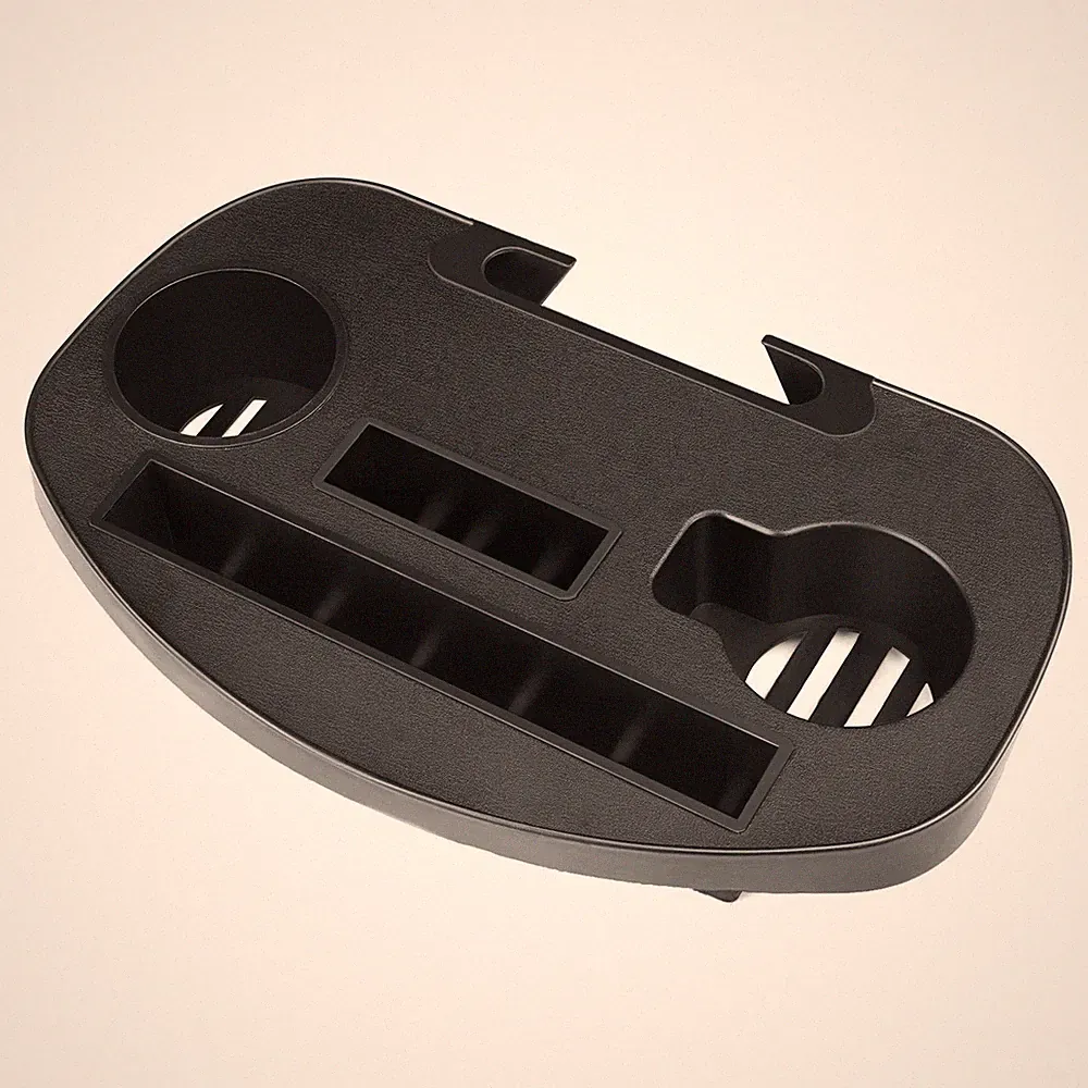 Universal Oval Zero Gravity Chair Cup Holder - Lounge Table Utility Tray (L)