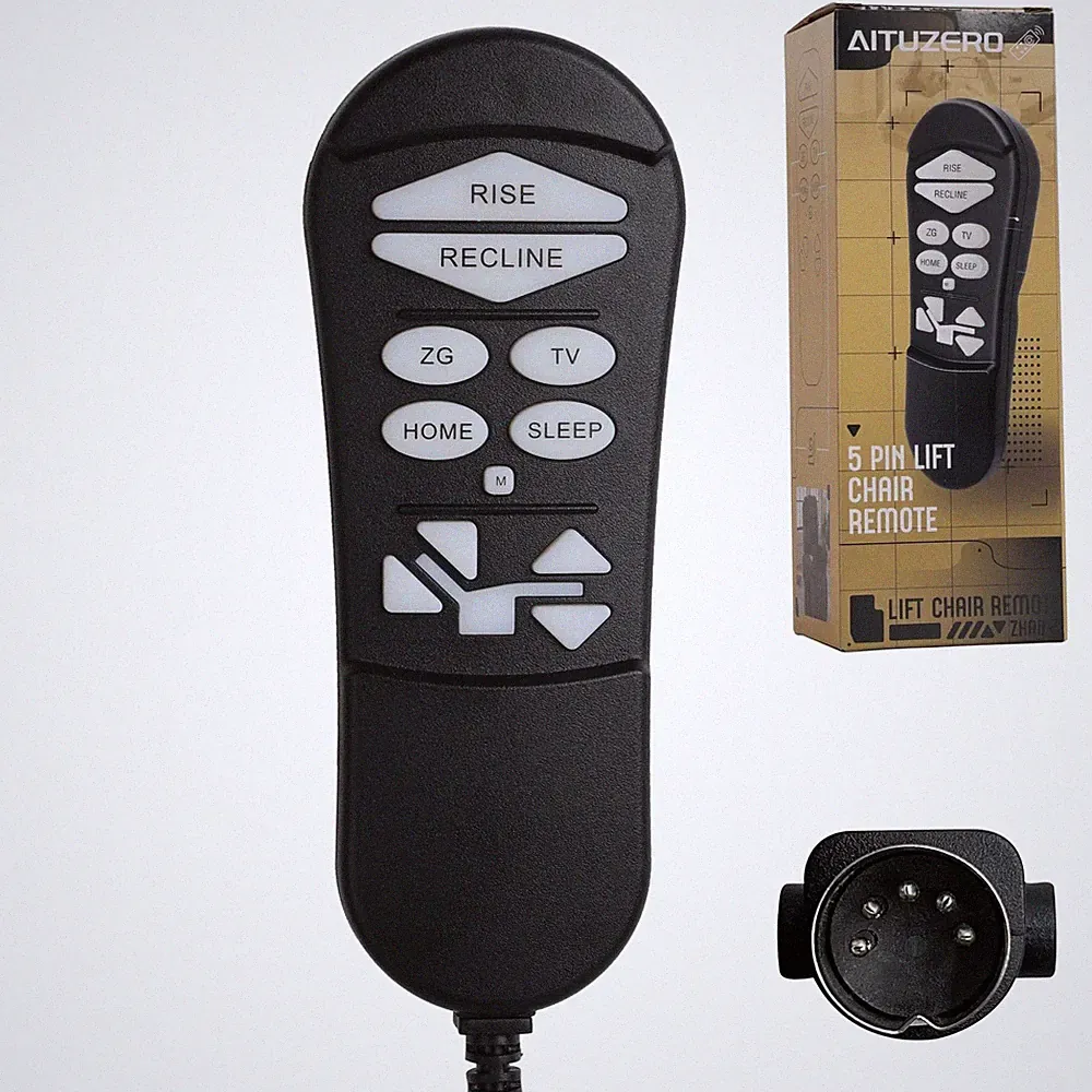 ZKAD-5 5 Pin Lift Chair Remote Only Fit for 2 Motors Golden and Ultra Comfort...