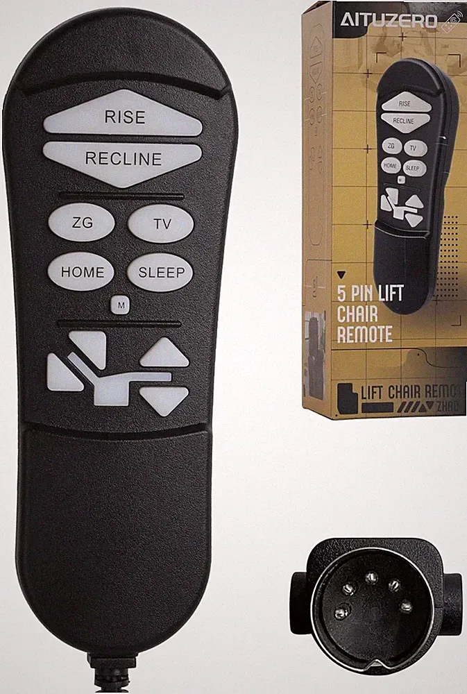 ZKAD-5 Lift Chair Remote for Golden & Ultra Comfort Chairs, 5-Year Warranty